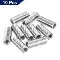 Thread Adapters Sleeve Reducing Nut 10 Pcs M8x1 25 Male To M6x1 Female Stainless Steel Screw Reducer Conversion Fastener