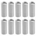 Thread Adapters Sleeve Reducing Nut 10 Pcs M8x1 25 Male To M6x1 Female Stainless Steel Screw Reducer Conversion Fastener