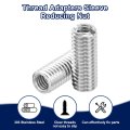 Thread Adapters Sleeve Reducing Nut 10 Pcs M8x1 25 Male To M6x1 Female Stainless Steel Screw Reducer Conversion Fastener