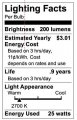 S3701 25w T10 Frosted Carded