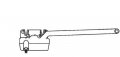 Casement Window Operator Right Hand Sill Mount Single Arm White 9 5 In 