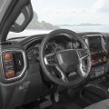 Cherocar Center Console Radio Ac Knobs Cover For Chevy Silverado 2019-2023 For Suburban 2020-2023 Tahoe Gmc Yukon 2014-2018 Gmc