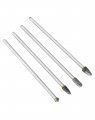 4pcs 6 In Long Shank Tungsten Carbide Burr Set 6mm Versatile Tool For Mold Manufacturing Chamfering Metal Wood Carving Grinding