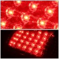 Auto Dynasty Replacement For Chevy Silverado Gmc Sierra Fleetside Pair Of Led Tail Brake Lights Chrome Housing Red Lens