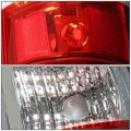 Auto Dynasty Replacement For Chevy Silverado Gmc Sierra Fleetside Pair Of Led Tail Brake Lights Chrome Housing Red Lens