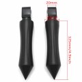 Httmt- Black Slim Motorcycle Footpeg Kit Compatible With 09-15 V-max Hond Vtx Shadow Triumph Rocket P N Mt095-005-bk