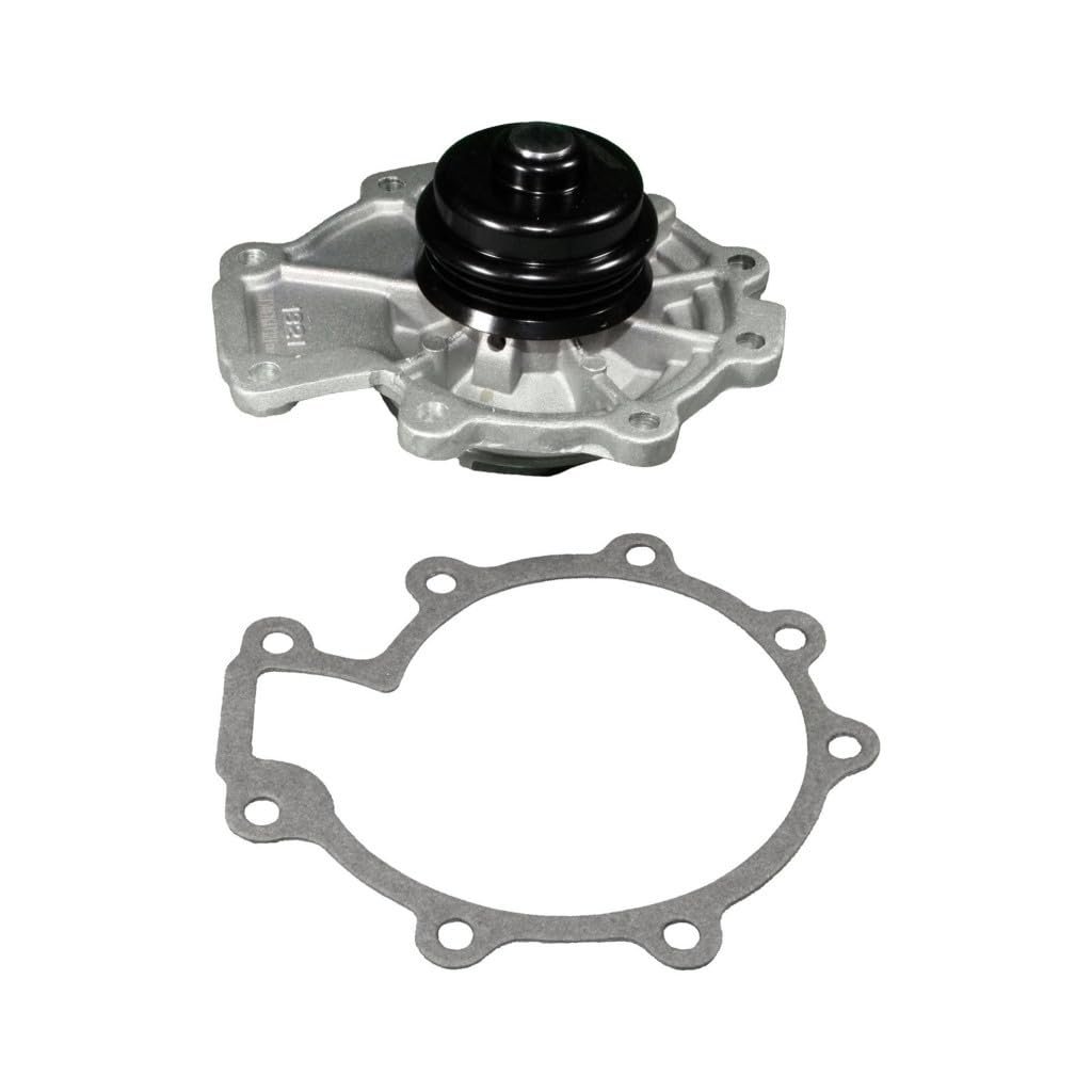 Engine Coolant Water Pump For Mazda Tribute 2001 2002 2003 2004 Grey Iron Impeller Timing Belt Drive 1 708 In Hub Height