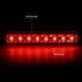 Led High Mount Red Housing 3rd Third Tail Brake Light Lamp Compatible With Ford Escape 01-07 Mercury Mariner 05-07
