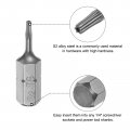 Uxcell Torx Bits 1 4 Inch Hex Shank 25mm Length Magnetic Screwdriver T6 Screw Driver Bit S2 Alloy Steel