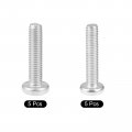 Uxcell Pan Phillips Cross Head Screw M8x35mm And M8x40mm Fasteners Bolts 304 Stainless Steel 10pcs