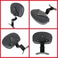 Waltyotur Motorcycle Front Driver Backrest Pad Detachable Rider Replacement For Touring Cvo Road King Street Glide Electra