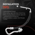 A-premium A C Suction Line Hose Assembly Compatible With Nissan Frontier Xterra 2001-2004 2 4l 3 3l Compressor To Evap