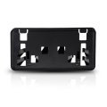 Front Bumper License Plate Bracket Ford F 150 2021 2022 2023 Pom Plastic Replacement For Fo1068187 Ml3z 17a385 Bb Black 