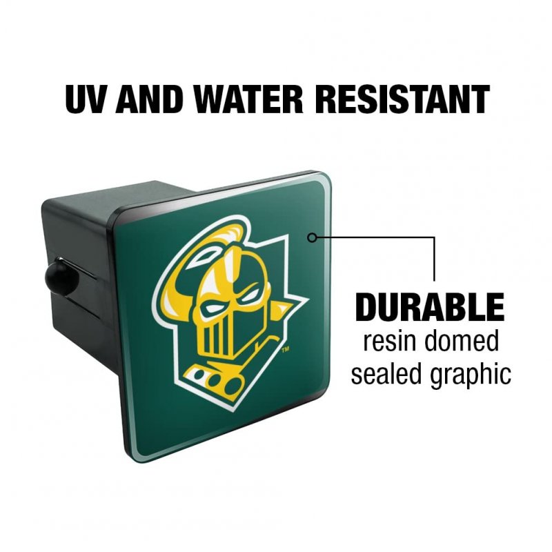 Clarkson University Primary Logo Tow Trailer Hitch Cover Plug Insert For 2 In Receivers Heavy Duty Black Abs Plastic With Uv