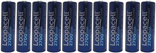 10 Rechargeable Aa 2700mah Nimh Batteries
