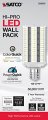 Satco S28930 20 30 40 Wattage Selectable Cct Mogul Extended Base Led Wall Pack-3 62 Inches Wide