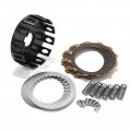 Sfriding Clutch Basket Kit For Honda Trx450r 2004-2009 Including Friction Plates Steel Springs Black
