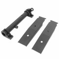 Hooke Road Jk Tailgate Hinge Mounted Single Flag Antenna Holder Kit Compatible With Jeep Wrangler Unlimited 07-18