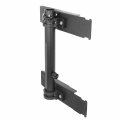 Hooke Road Jk Tailgate Hinge Mounted Single Flag Antenna Holder Kit Compatible With Jeep Wrangler Unlimited 07-18