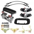 Gxywady Tailgate Handle Hinge Latch Striker Cable Kit 15074253 15074252 88981030 Replacement For Silverado Sierra 1999 2000