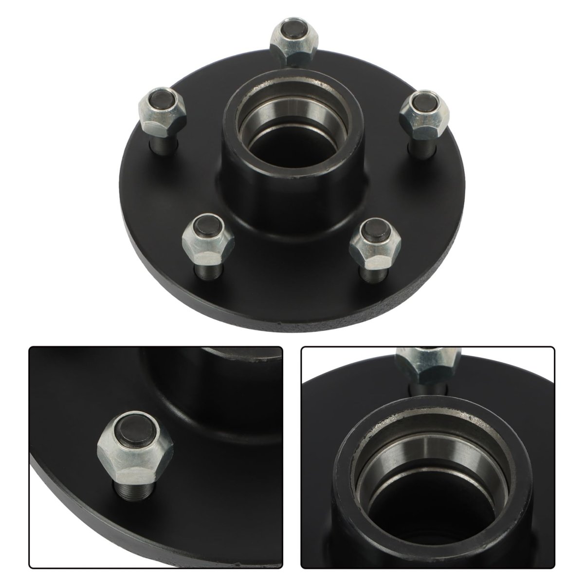 5 On Trailer Hub Kit Replacement For 3500 Lbs 84 Spindle L68149 Inner And L44649 Outer Bearing