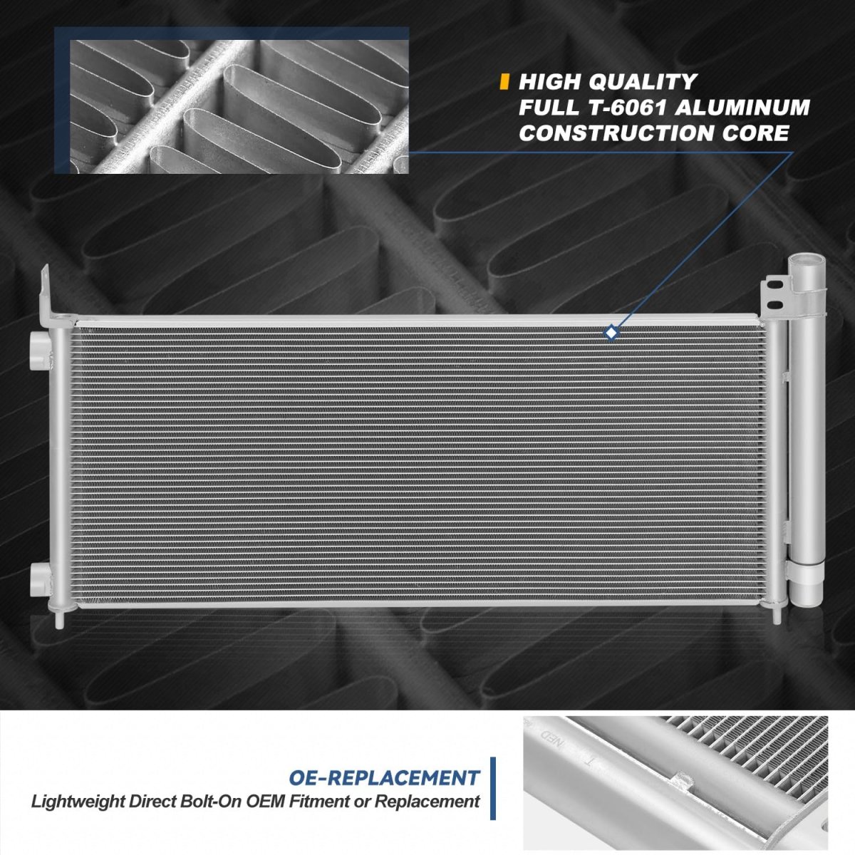 Air Conditioning Ac Condenser For Lexus Nx300h 2015-2021 Aluminum Replacement Dpi 4892 Lx3030132