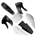 Zxtdr Plastic Fairing Kit Fender Parts And Black Seat For Pit Dirt Bike Kawasaki Klx 110 Drz Kx Rm 65 4black 3white 