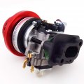 Tc-motor 15mm Carburetor Carb Red Filter Manifold Inatake Pipe Inlet Stack Kit For 2 Stroke 33cc 43cc 49cc 50cc 52cc Engine 