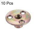 Uxcell 3 8 X36x2 5mm Brad Hole Tee Nut Carbon Steel T-nuts Furniture Hardware Flange Insert Female Thread 10pcs