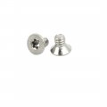Uxcella M2x3mm T6 304 Stainless Steel Flat Torx Head Screw 40pcs
