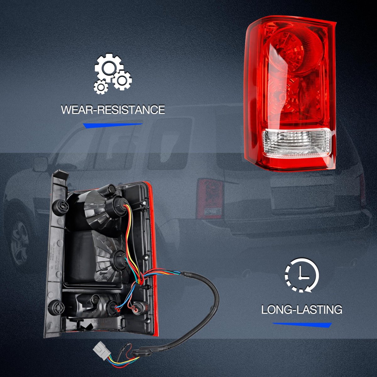 Tail Light Assembly For 2009 2015 Honda Pilot Driver Side Lh Rear Lamp With Bulb And Wiring Harness Replaces 33550-sza-a01