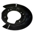 Brake Backing Plate Rear Passenger Side For Ford Explorer 2006 2010 Steel Disc Type Black 295mm Diameter 6 Mounting Holes 