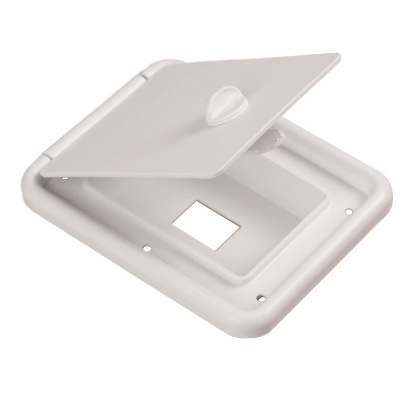 Toughgrade Rv Camper Multi-purpose Hatch Square Hole Back Polar White Pn 94297 1