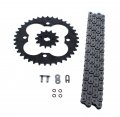 Fits Honda Trx250r 250r O Ring Chain And Sprocket Black 13 38 92l