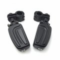 Smt-black Airflow Arrow Foot Rest Pegs With 1 And 4 Mounting Bracket Compatible Triumph Rocket V-star Roadstar Suzuki Intruder