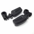 Smt-black Airflow Arrow Foot Rest Pegs With 1 And 4 Mounting Bracket Compatible Triumph Rocket V-star Roadstar Suzuki Intruder