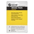 Niche Brake Pad Set For Polaris 2021 Rzr 170 Efi Rear Organic 2 Pack