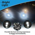Ecotric Led Fog Light Lamp Compatible With 2003-2017 Volvo Vnl Vn Trucks Pair Set Lh Rh Passenger Driver