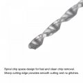 Uxcell Solid Carbide Drill Bits 1mm C2 K20 Tungsten Jobber Straight Shank Drilling Tool For Stainless Steel Aluminum Iron Metal