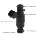 X Autohaux 4 Pcs 35310-22600 Fuel Injectors For Hyundai Accent 2000 20 2002 2003 2004 2005 1 5l 1 6l Black