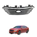 Front Bumper Grille Chrome Black Replacement For Sonata 2015 2016 Hy1200174 000835056 