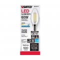 Satco 6pk 5 5w B11 Led 5000k Candelabra Base Dimmable 60w Equiv
