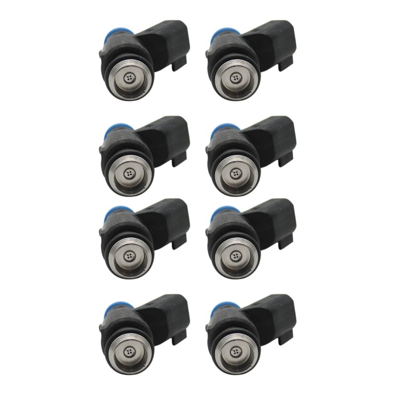8x Fuel Injector Nozzle 4 Holes Fj19 12613412 For 2010-2018 Chevrolet Silverado 2500 Hd 8 Cyl 0l 8 6 Flex