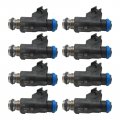 8x Fuel Injector Nozzle 4 Holes Fj19 12613412 For 2010-2018 Chevrolet Silverado 2500 Hd 8 Cyl 0l 8 6 Flex