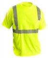 Occunomix Lux-ssetp2b-y5x Classic Standard Short Sleeve Wicking Birdseye T-shirt With Pocket Class 2 100 Ansi Polyester 