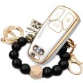 Rfsrz For Audi Key Fob Cover Premium Soft Full Protection Shell Case A4 Q7 Q5 Tt A3 A6 Sq5 R8 S5 Classy And Durable Holder 