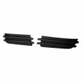 Fog Light Cover Pair For Dodge Grand Caravan 2008 2009 2010 Driver And Passenger Side Black Ch2598104 Ch2599104 5113147aa 
