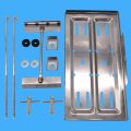 Kipa Universal Stainless Steel Battery Tray Holder Hold Down Kit Street Durable 7 1 2 Wide 3 1 4 Long