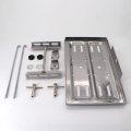 Universal Stainless Steel Battery Tray Holder Hold Down Kit Street Durable 7 1 2 Wide 3 1 4 Long