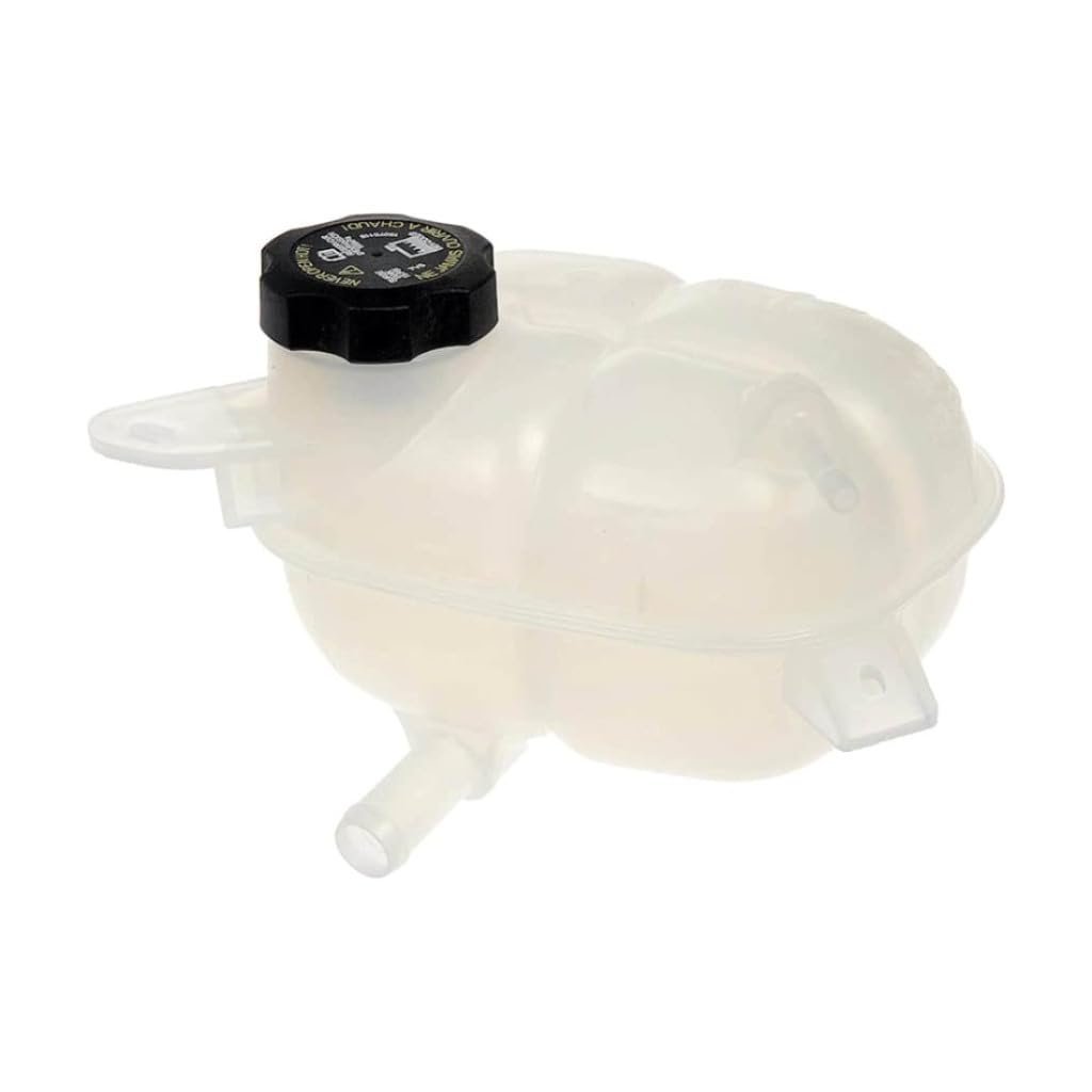 Pressurized Coolant Reservoir For Pontiac G5 2007 2008 2009 2010 Plastic White And Black 750 Milliliters Capacity Includes Cap